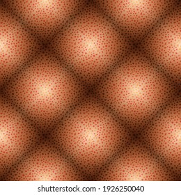 Seamless pattern. Checkered texture painted in brown shades.