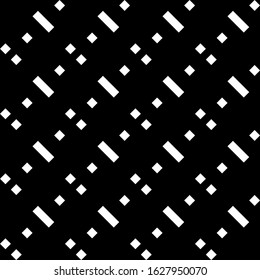 Seamless pattern. Checks, blocks ornament. Squares, rectangles. Geometric background. Ethnic motif. Diamonds, bricks wallpaper. Strokes, tiles abstract. Rhombuses, polygons backdrop. Vector artwork.