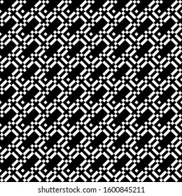 Seamless pattern. Checks, figures ornament. Diamonds, shapes wallpaper. Digital paper, textile print, web design, abstract .Rhombuses, forms backdrop. Geometric background. Vector artwork