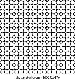 Seamless pattern. Checks ornament. Ethnic motif. Rhombuses backdrop. Squares illustration. Diamonds wallpaper. Digital paper, textile print, web design, abstract. Geometric background. Crosses vector.