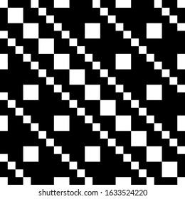 Seamless pattern. Checks ornament. Ethnic motif. Shapes backdrop. Squares illustration. Digital paper, textile print, web design, abstract. Tiles wallpaper. Forms background. Vector artwork.