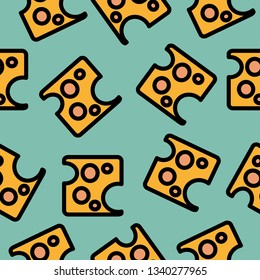 seamless pattern cheese. cheese pattern background. for display wallpaper, fabric, textile cloth design, hand drawn