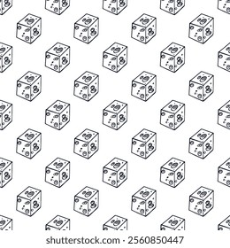 Seamless pattern with cheese doodle for decorative print, wrapping paper, greeting cards, wallpaper and fabric