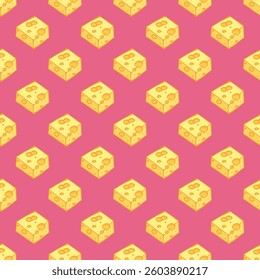 Seamless pattern with cheese doodle for decorative print, wrapping paper, greeting cards, wallpaper and fabric