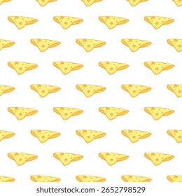 Seamless pattern with cheese doodle for decorative print, wrapping paper, greeting cards, wallpaper and fabric