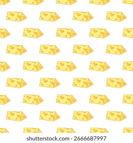 Modelo inconsútil con el doodle del queso para la impresión decorativa, papel de embalaje, tarjetas de felicitación, Fondo de pantalla y tela