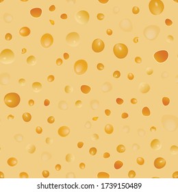Seamless pattern of cheese texture vector background