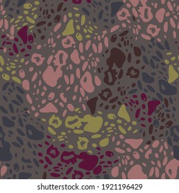 seamless pattern with cheetah color texture, vector design for paper, fabric.