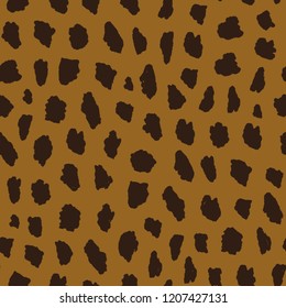 seamless pattern with cheetah skin. Animal print