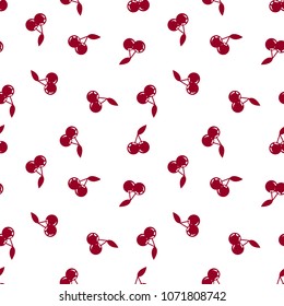 seamless pattern with cherry 