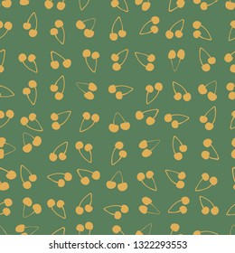 seamless pattern with cherry