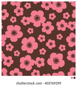 Seamless pattern of Cherry blossom  Sakura background