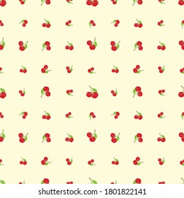 Seamless Pattern with Cherry Suitable for Baby Clothes, Kids, Wrapping, Fabrics and much more.