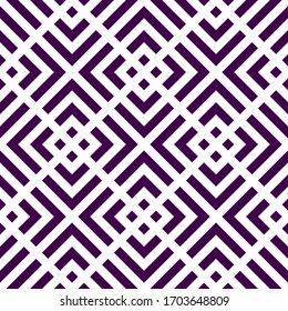 Seamless pattern. Chevrons, checks ornament. Curves, squares backdrop. Folk wallpaper. Tribal motif. Ancient mosaic. Ethnic ornate Angle brackets, quadrangles. Arrows, polygons background. Abstract.