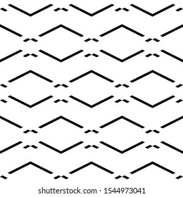 Seamless pattern. Chevrons, figures ornament. Ethnic wallpaper. Shapes backdrop. Geometric background. Folk motif. Digital paper, textile print, web design, abstract illustration. Vector artwork.