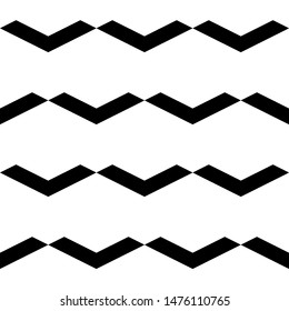 Seamless pattern. Chevrons ornament. Curves backdrop. Folk wallpaper. Ethnic background. Tribal motif. Mosaics image. Embroidery ornate. Digital paper, textile print, web design, abstract. Vector art.