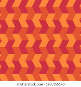 Patrón sin foco. Ornamento de los chevrones. Papel de escritorio geométrico. Baldosas mosaicas. Fondo del suelo. Motivo étnico. Fondo geométrico. Papel digital. Diseño web étnico. Impresión textil. Obra vectorial.