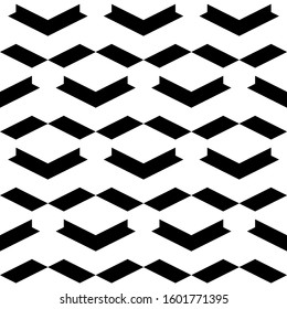 Seamless pattern. Chevrons, parallelograms ornament. Angle brackets, figures backdrop. Folk background. Ethnic motif. Digital paper, textile print, web design, abstract wallpaper. Vector artwork.