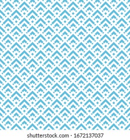 Seamless pattern. Chevrons, rhombuses, triangles ornament. Brackets, diamonds, triangular shapes wallpaper. Geometric background. Folk motif. Textile print, web design, abstract backdrop. Vector art