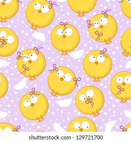 seamless pattern from chicken and egg shell