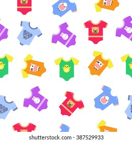 seamless pattern for children clothes, clothes for kids, baby clothes, baby clothes vector, baby clothes shop