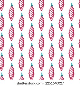 Seamless pattern. Children's drawings with wax crayons