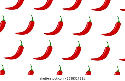 Seamless pattern. Chili peppers seamless pattern. chili pattern Background