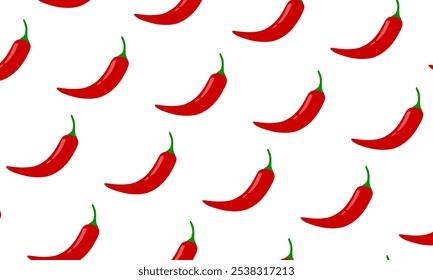 Seamless pattern. Chili peppers seamless pattern. chili pattern Background