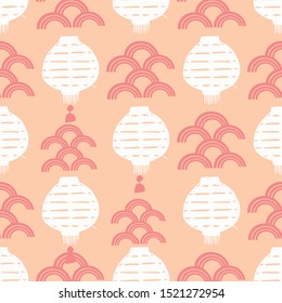 Seamless pattern chinese new year