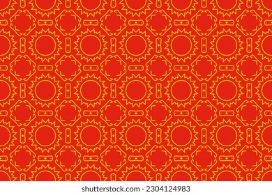 Seamless pattern for chinese new year decoration.