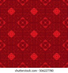 seamless pattern chinese new year background red