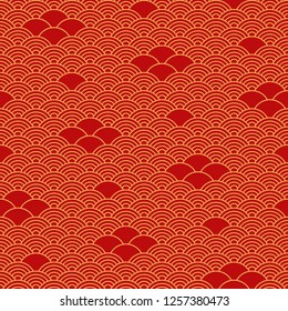 Seamless pattern in chinese style.