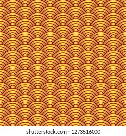 Seamless pattern in chinese style.