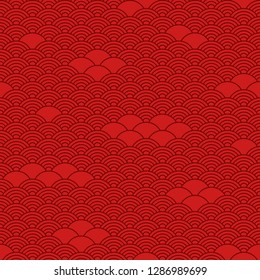 Seamless pattern in chinese style.