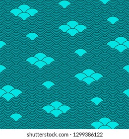 Seamless pattern in chinese style.