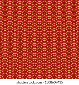 Seamless pattern in chinese style.