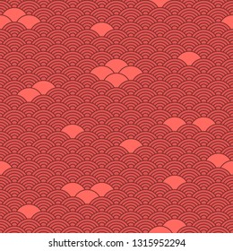 Seamless pattern in chinese style.