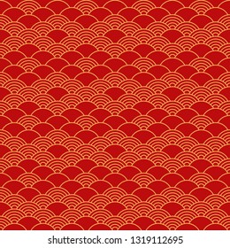 Seamless pattern in chinese style.