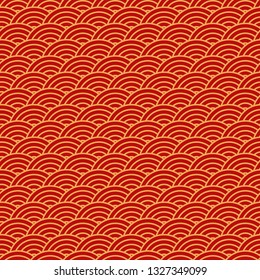 Seamless pattern in chinese style.