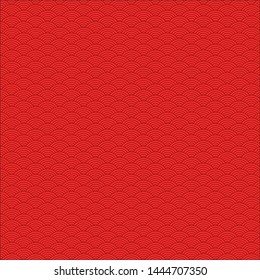 Seamless pattern, Chinese wave pattern background.