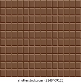 Seamless pattern Chocolate bar. Vector Illustration