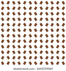 Seamless Pattern Chocolate Bars Background Design