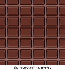 Seamless pattern with chocolate texture. Sweet illustration.