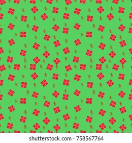 seamless pattern of chrismas 
