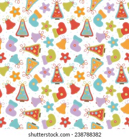 Seamless pattern for Christmas.
