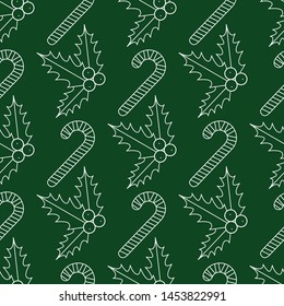 Seamless pattern for Christmas. Beautiful pattern for gift wrapping paper, t-shirts, greeting cards for christmas and new year