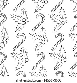 Seamless pattern for Christmas. Beautiful pattern for gift wrapping paper, t-shirts, greeting cards for christmas and new year