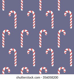 seamless pattern. Christmas candy. vector illustration