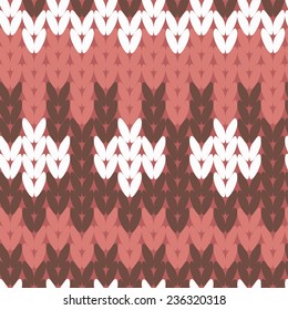 Seamless pattern in christmas colors.Vector illustration. 