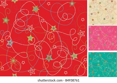 Seamless pattern for Christmas design.